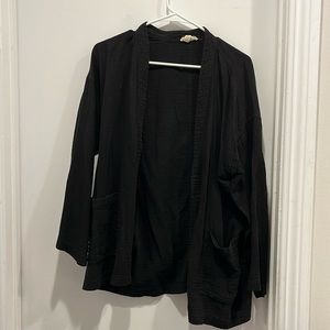 Black 100% Cotton Kimono